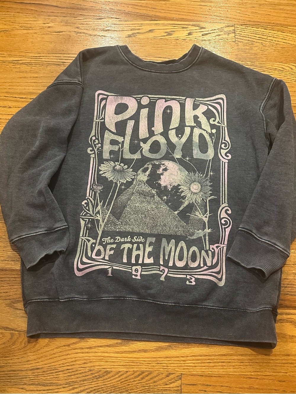 Pink Floyd 'The Dark Side of the Moon' Crewneck Sweatshirt Size XL